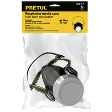 Cargar imagen en el visor de la galería, Respirador sin cartucho, 1 filtro, Pretul
