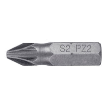 Cargar imagen en el visor de la galería, Puntas para desarmador Pozidriv, PZ2, 1&#39;, 5 piezas
