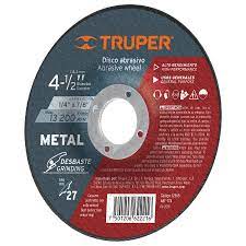 Disco para desbaste de metal, tipo 27, diámetro 4-1/2'