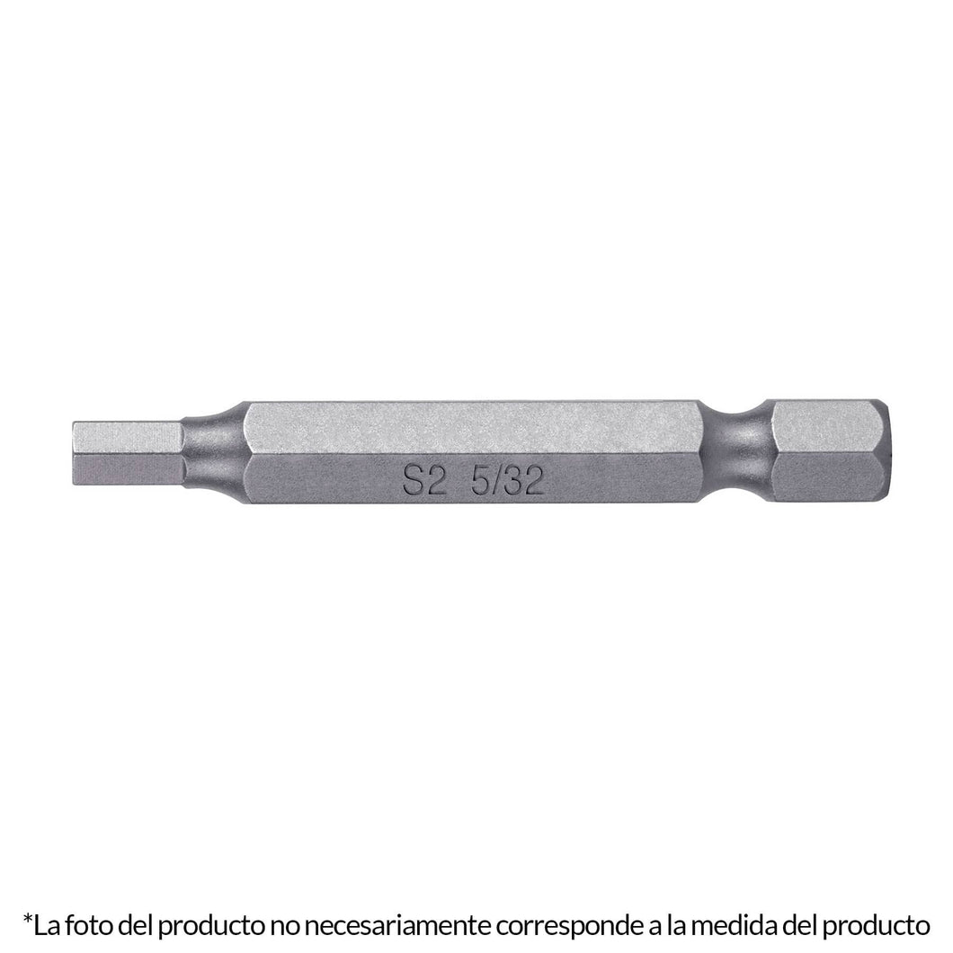 Puntas para desarmador hexagonales 3/16, 2', 5 piezas
