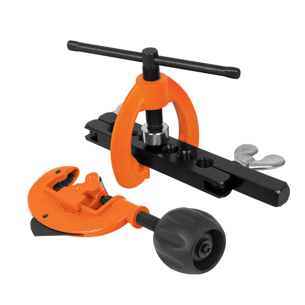 Juego de cortador de tubo y avellanador, 3 piezas