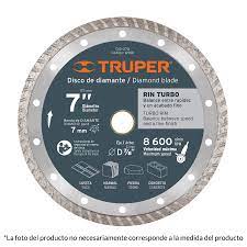 Disco de diamante, rin turbo, 4-1/2'