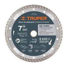Disco de diamante, rin turbo, 7'