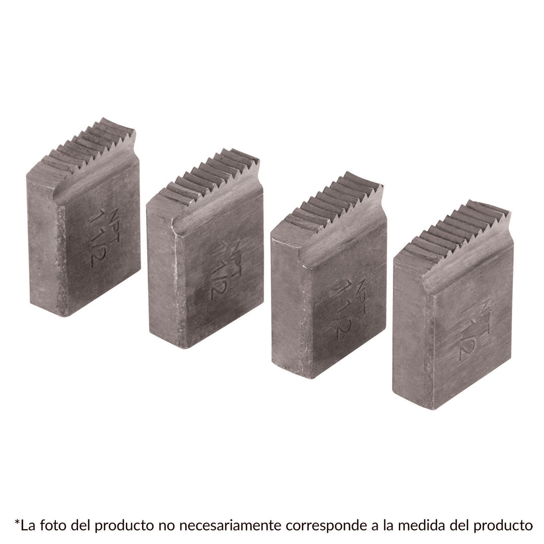 Juego de peines para tarrajas 2', 4 piezas