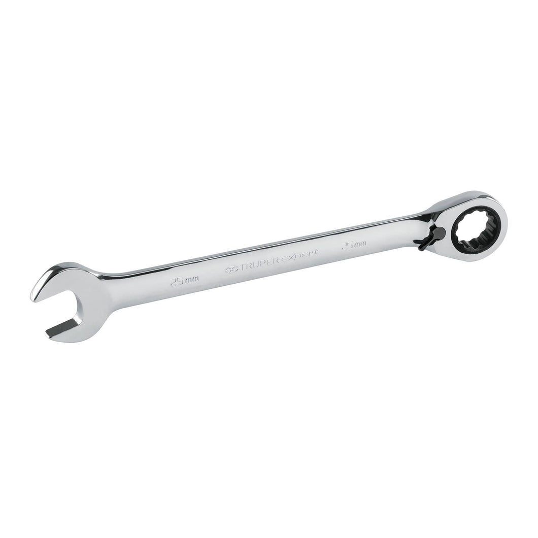 Llave combinada con matraca, reversible, 25x328 mm, Truper E