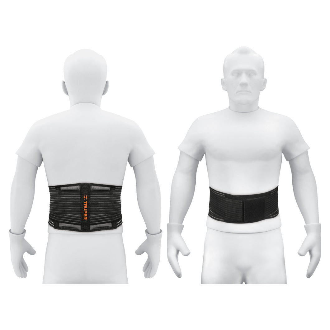 Faja tipo cinturón, malla transpirable, talla mediana