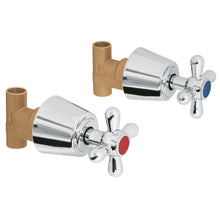 Cargar imagen en el visor de la galería, Juego 2 llaves de empotrar, soldable tipo cruceta, Aqua
