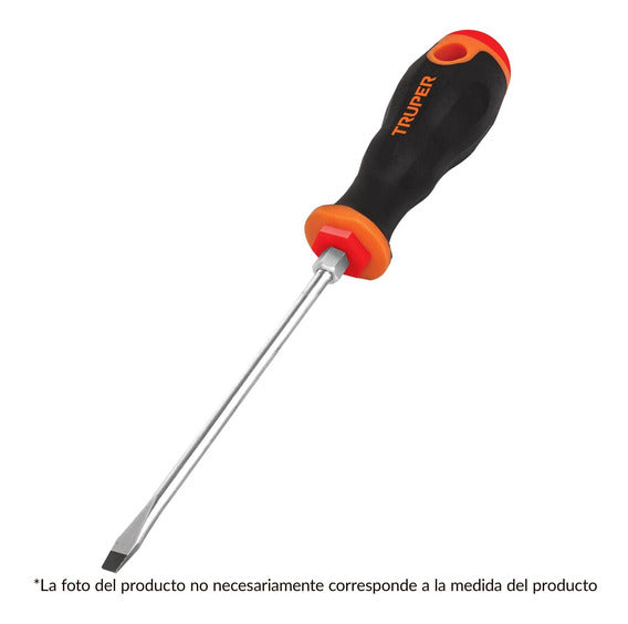 Desarmador plano 5/16x6' mango comfort grip