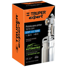 Cargar imagen en el visor de la galería, Pistola p/pintar succión HVLP,vaso alum,1.4 mm,Truper Expert
