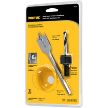 Cargar imagen en el visor de la galería, Kit3 brocasierras para madera para cerraduras,blister,Pretul
