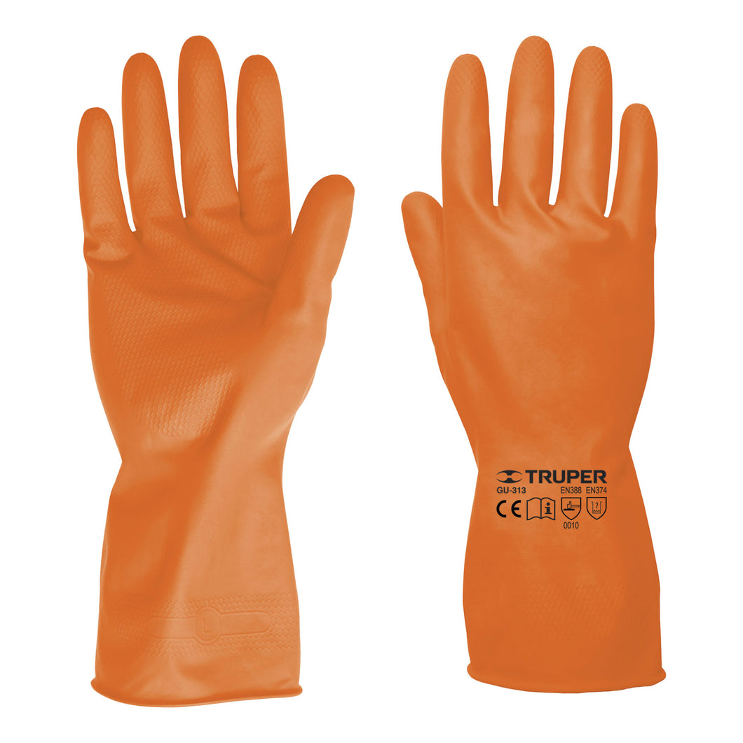 Guantes de latex para limpieza, grandes