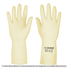 Cargar imagen en el visor de la galería, Guantes de látex para manejo de alimentos, grandes

