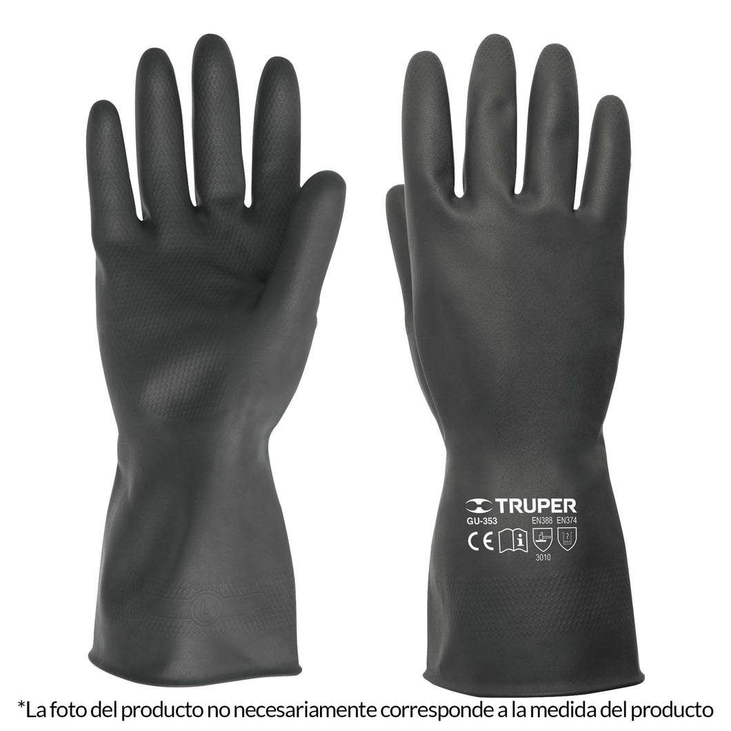 Guantes de látex para pintor, medianos
