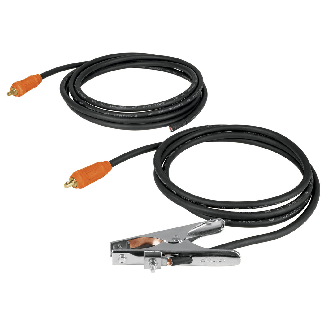Cable para soldadora SOT-250A, con pinza de tierra