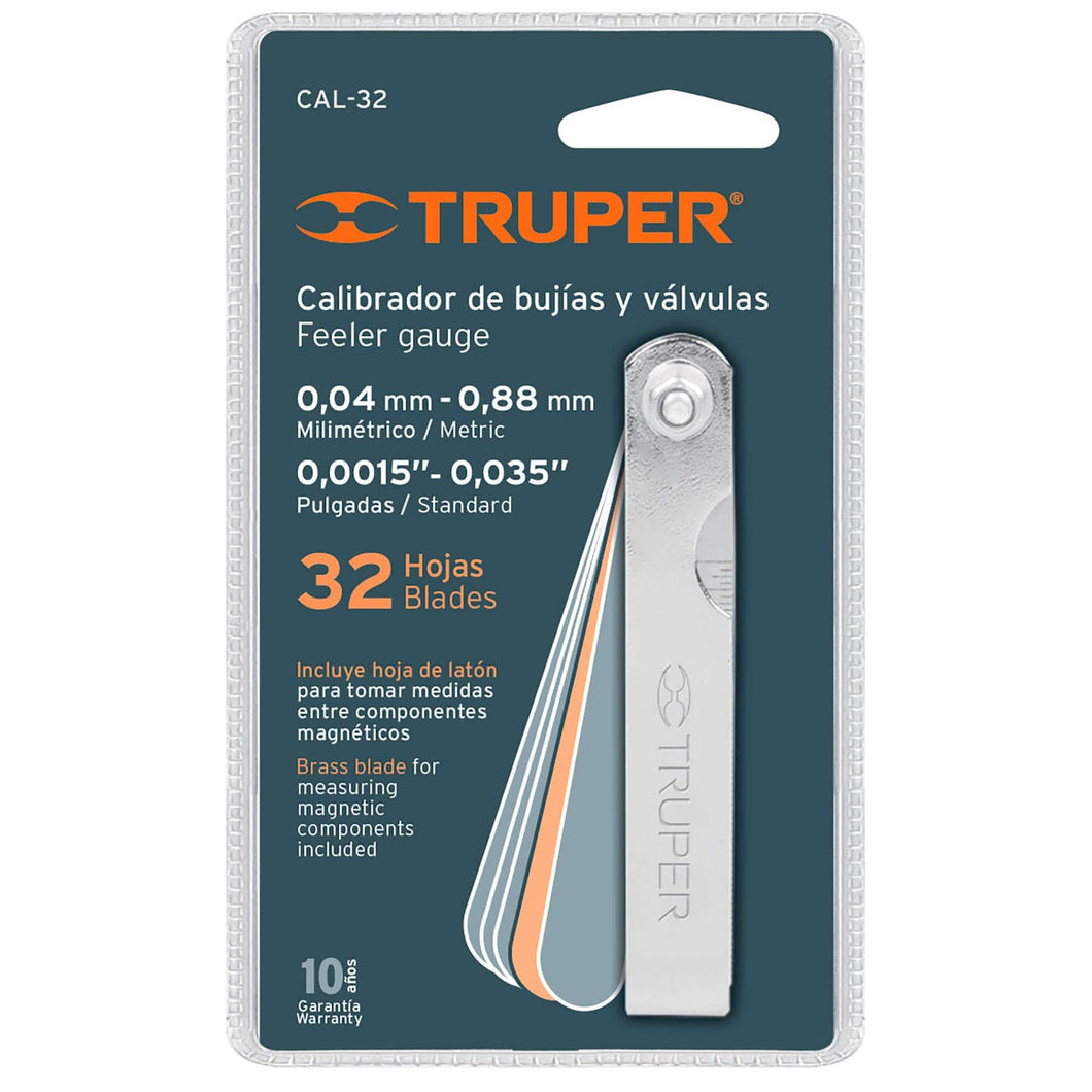 Calibrador de 32 hojas std / mm