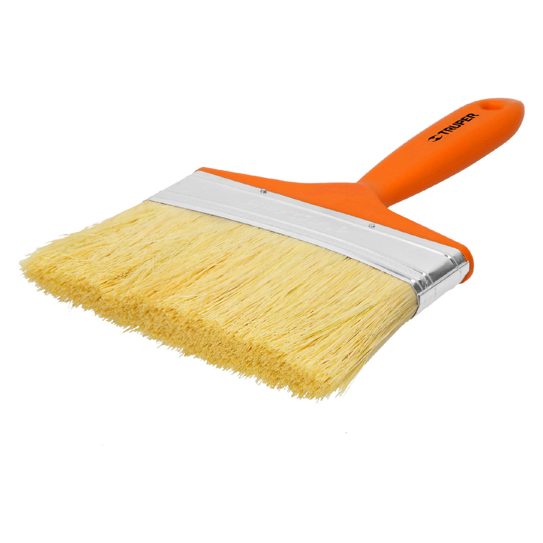 Brocha para encalar, mango de plástico, 6'