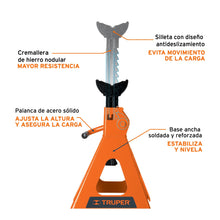 Cargar imagen en el visor de la galería, Torre para auto, 3 toneladas, 2 piezas
