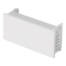 Cargar imagen en el visor de la galería, Tapón ciego, 1 módulo, línea Española, color blanco
