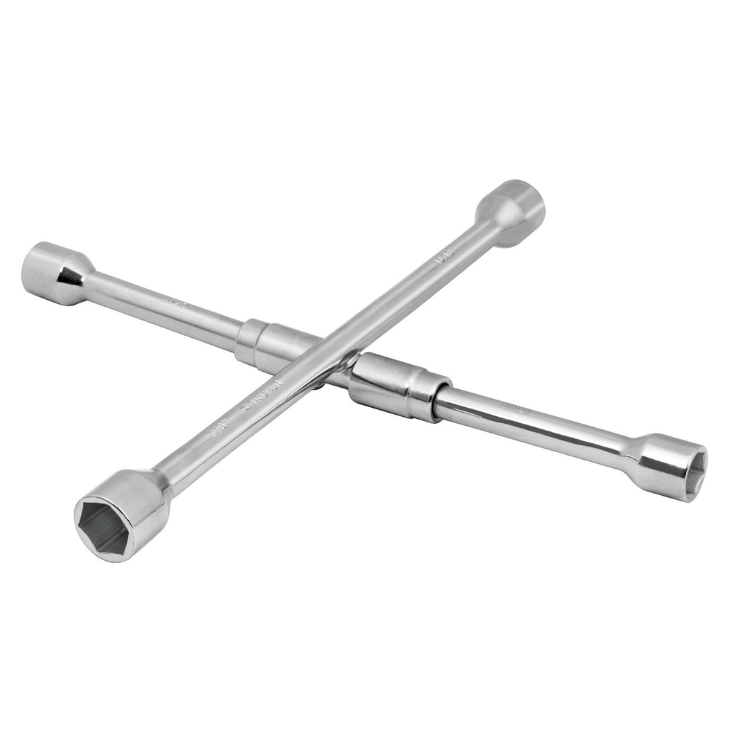 Llave de cruz para auto, 14', plegable