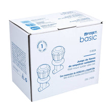 Cargar imagen en el visor de la galería, Juego 2 llaves empotrar, regadera, soldables, acrílico,Basic
