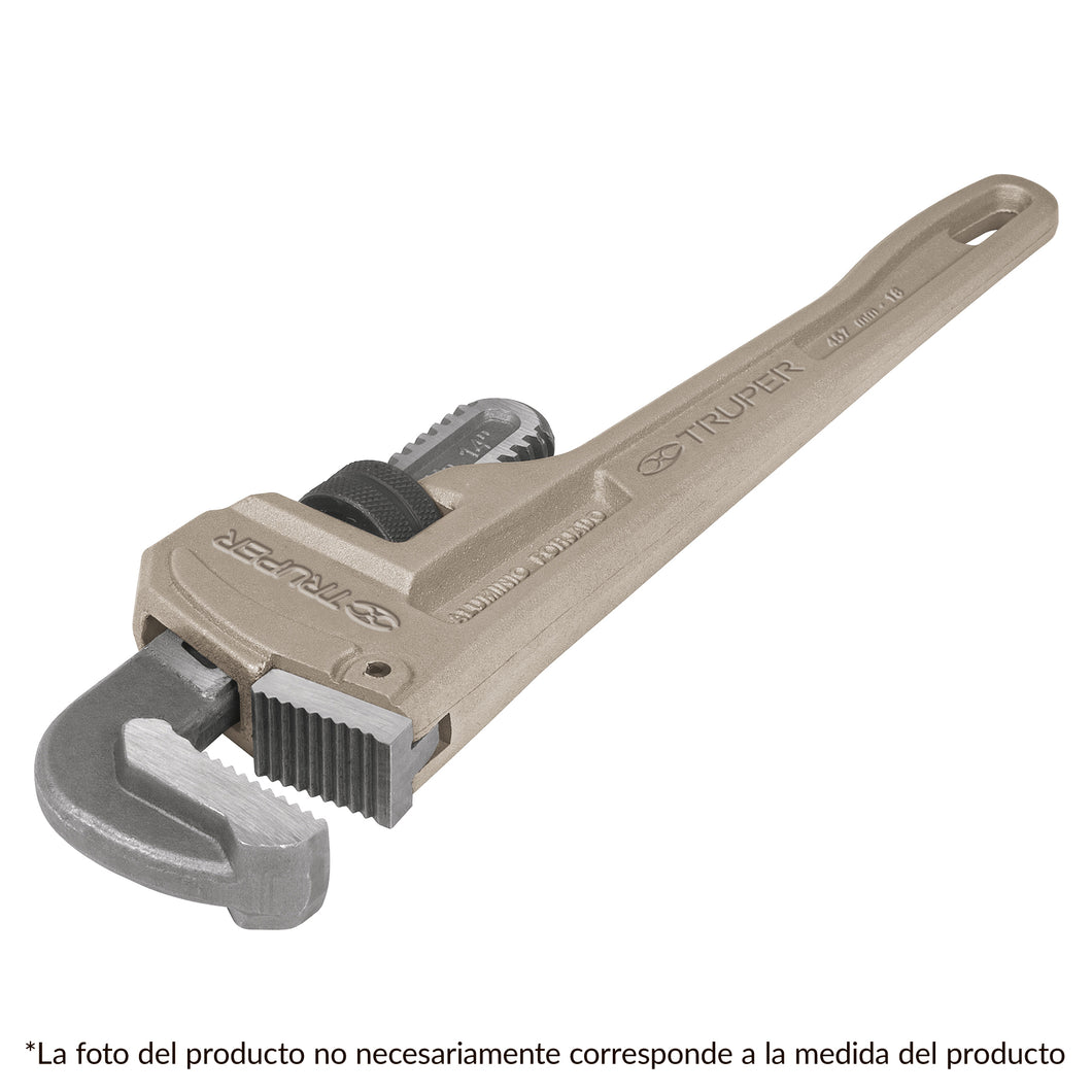 Llave para tubo, Stilson, de aluminio, 14'