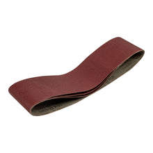 Cargar imagen en el visor de la galería, Bandas grano 120, para lijadora PUL 4x6, caja con 3 pzas
