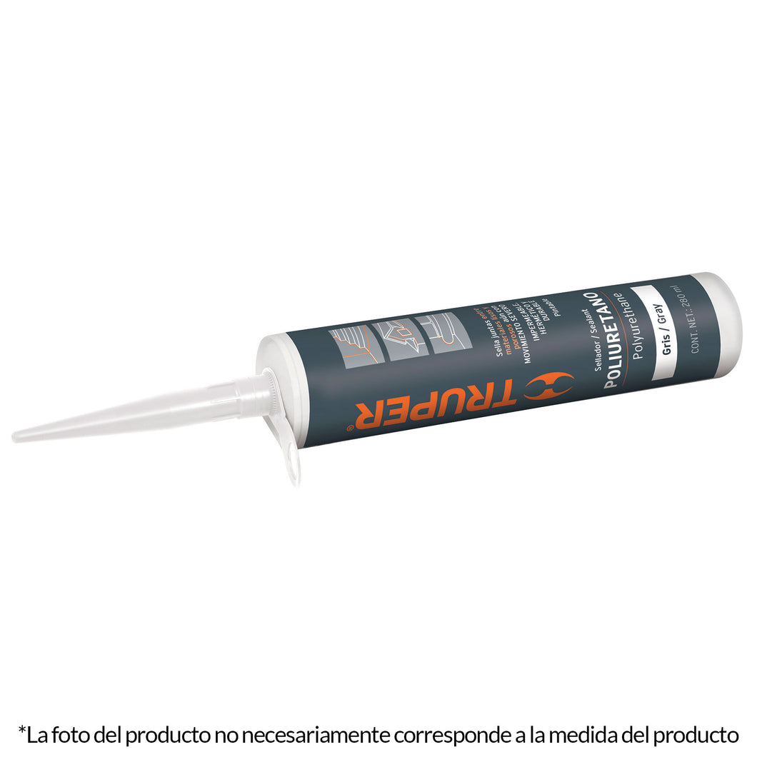 Sellador de poliuretano, gris, 280 ml