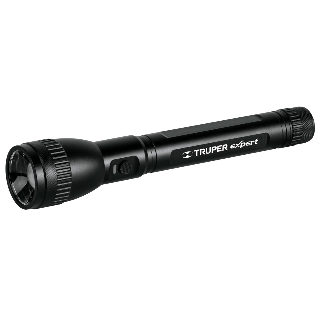 Linterna recargable, led cree, 150 lm con 3 pilas D