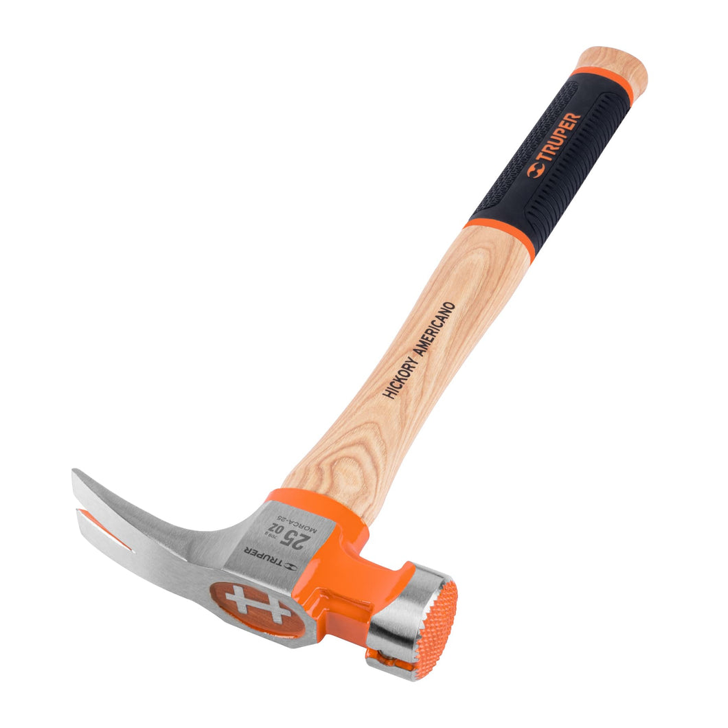Martillo California Ripper, boca fresada, 25 oz, hickory