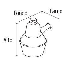 Cargar imagen en el visor de la galería, Suburbano metálico con fotocelda, 65W, 6500K, Fluorescente
