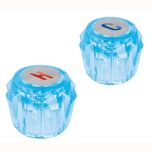 Cargar imagen en el visor de la galería, Juego 2 manerales de acrilico fregadero y lavabo azul, Basic
