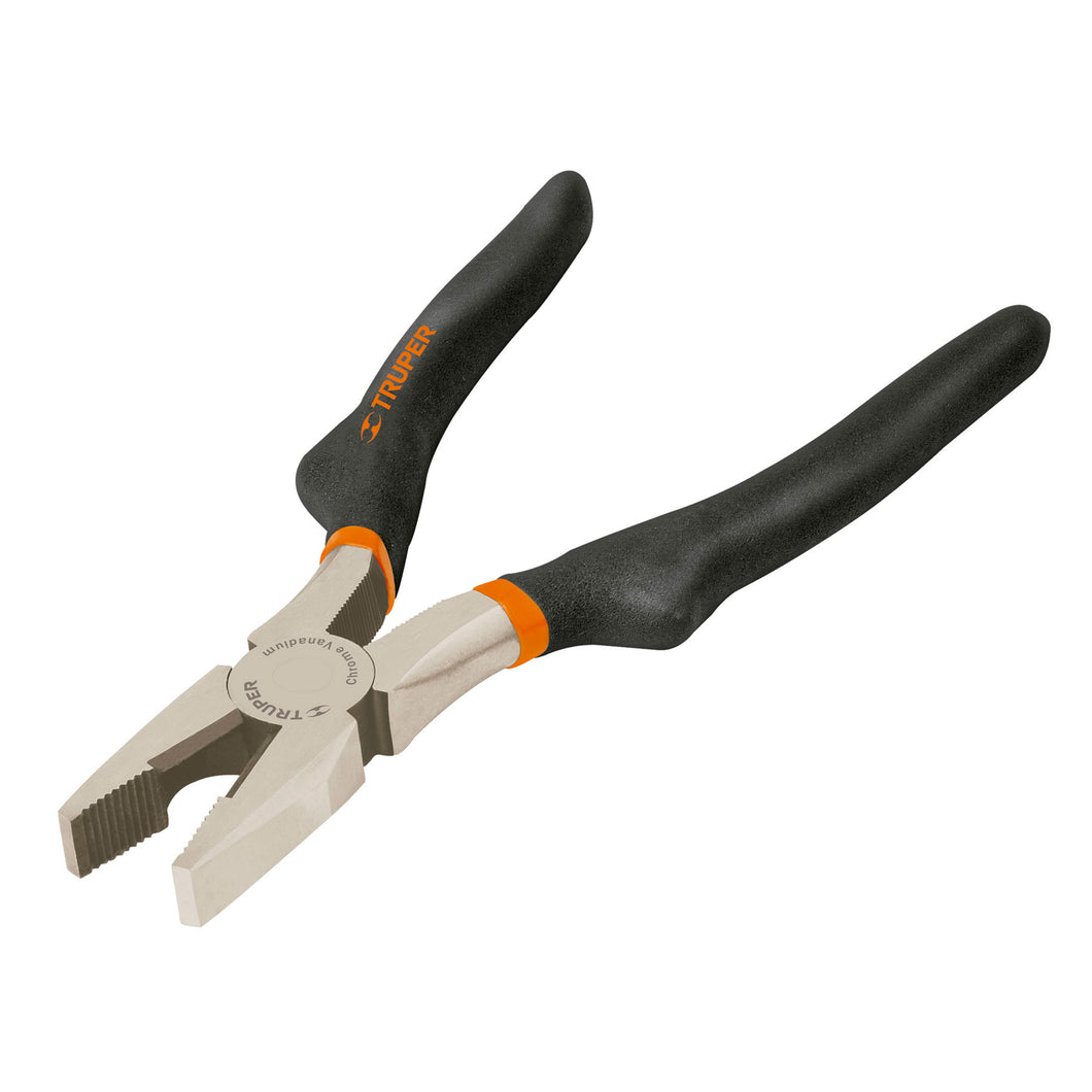 Pinza para electricista 8', mango de vinil