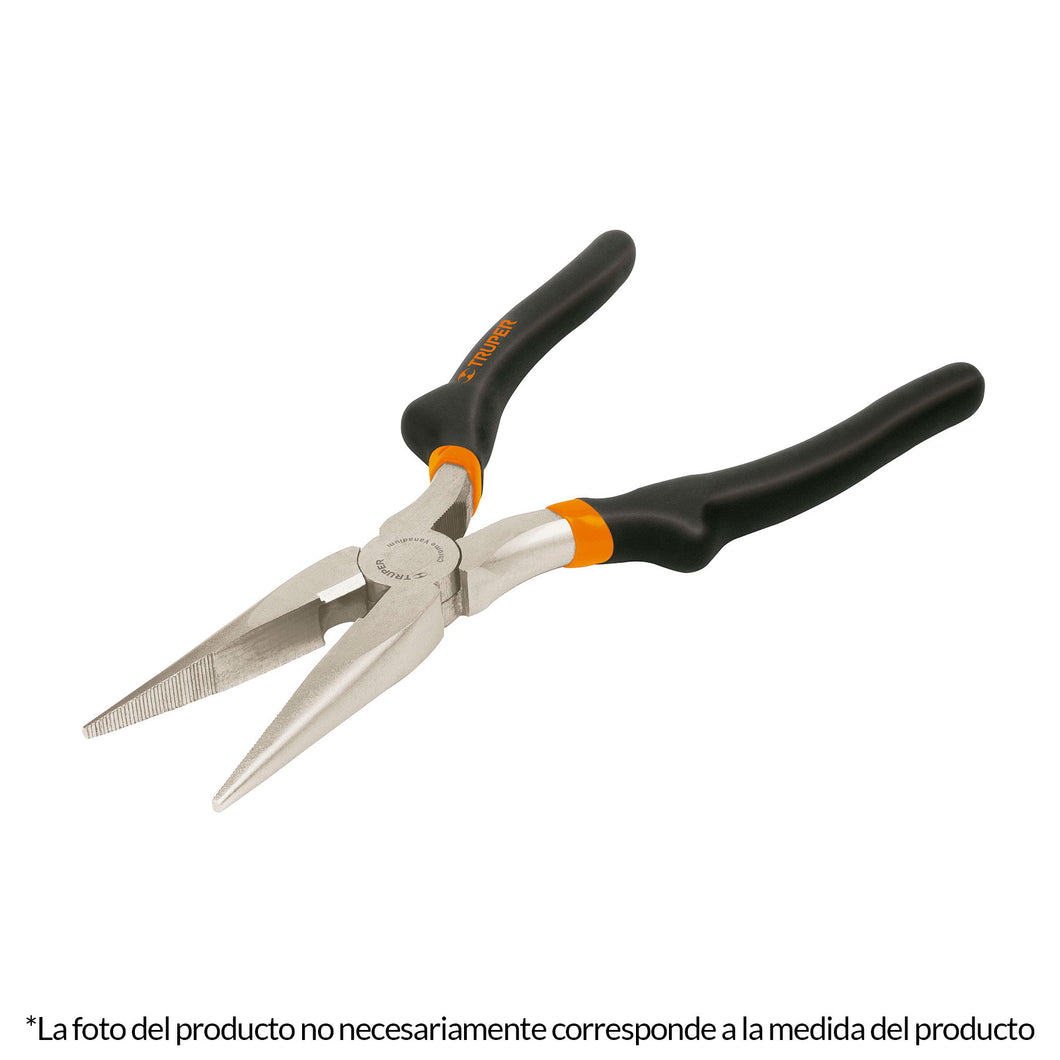 Pinza punta y corte 6', mango de vinil