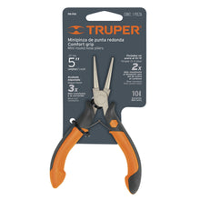Cargar imagen en el visor de la galería, Pinza de punta redonda 5&#39;, mango comfort grip
