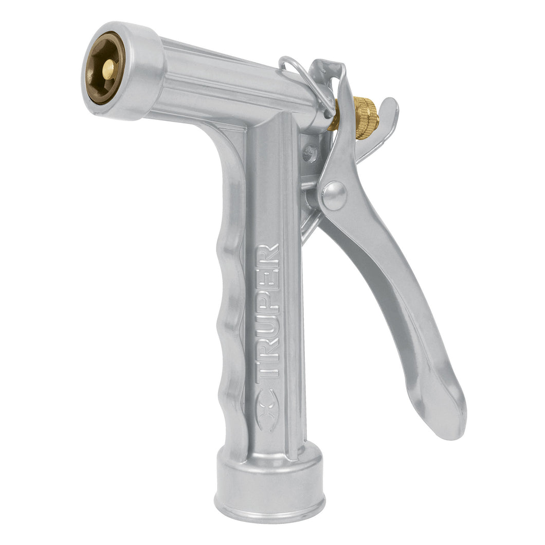 Pistola metálica para riego