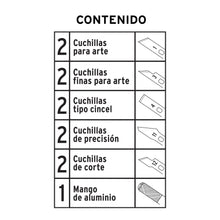 Cargar imagen en el visor de la galería, Juego de exactos Hobby con estuche 11 piezas

