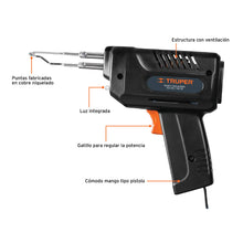 Cargar imagen en el visor de la galería, Cautín tipo pistola de 140 Watts
