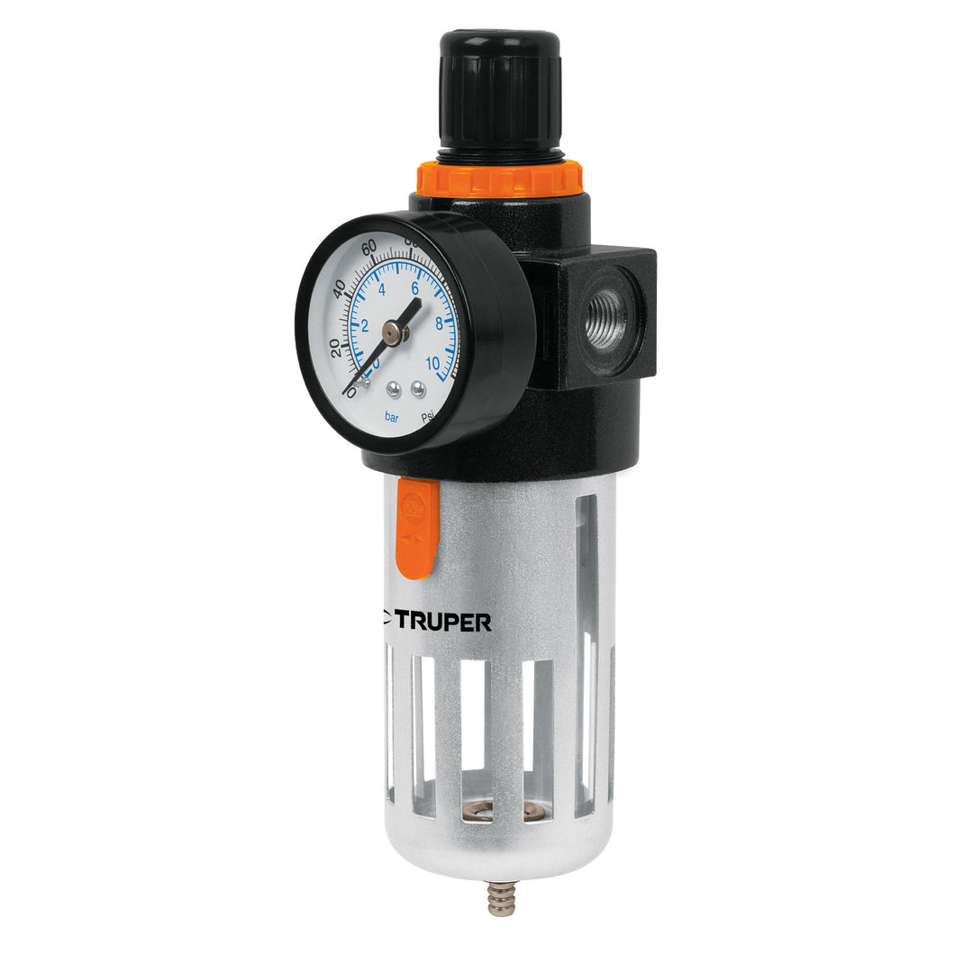 Filtro y regulador de aire, 1/4 NPT