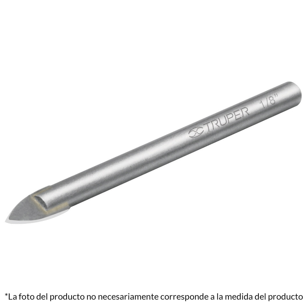 Broca para vidrio y azulejo, 3/8'