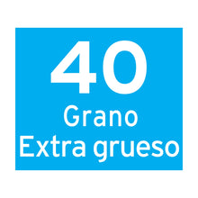 Cargar imagen en el visor de la galería, Discos de lija roto orbital 5&#39;, grano 40, 8 orificios, 5pzas
