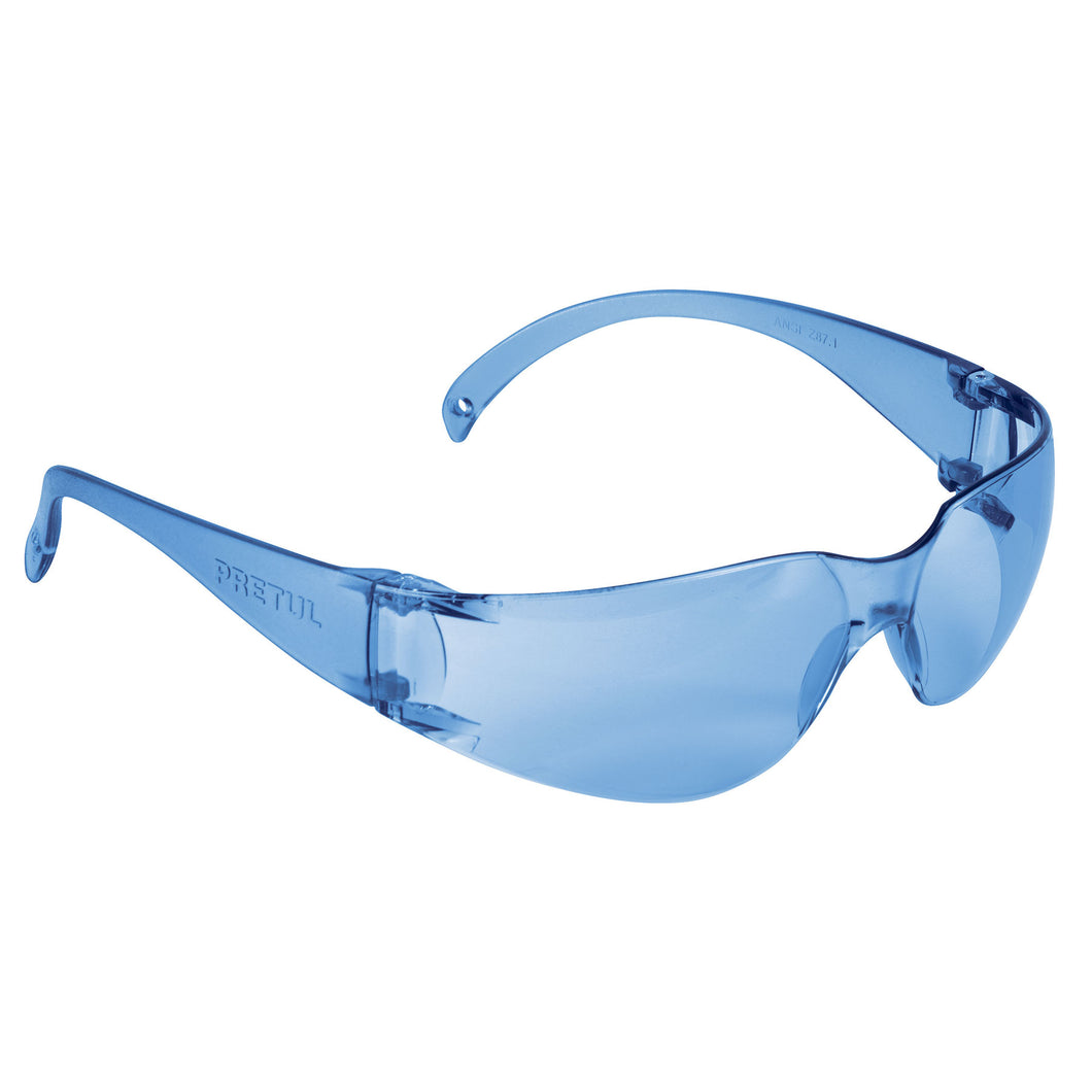Lentes de seguridad, mica azul, Pretul, Lite