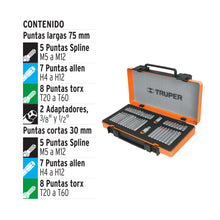 Cargar imagen en el visor de la galería, Juego de puntas  42 piezas
