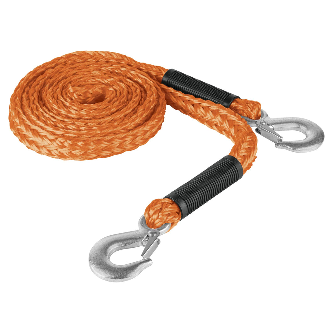 Cuerda para remolque con ganchos,5/8' x 3.5m
