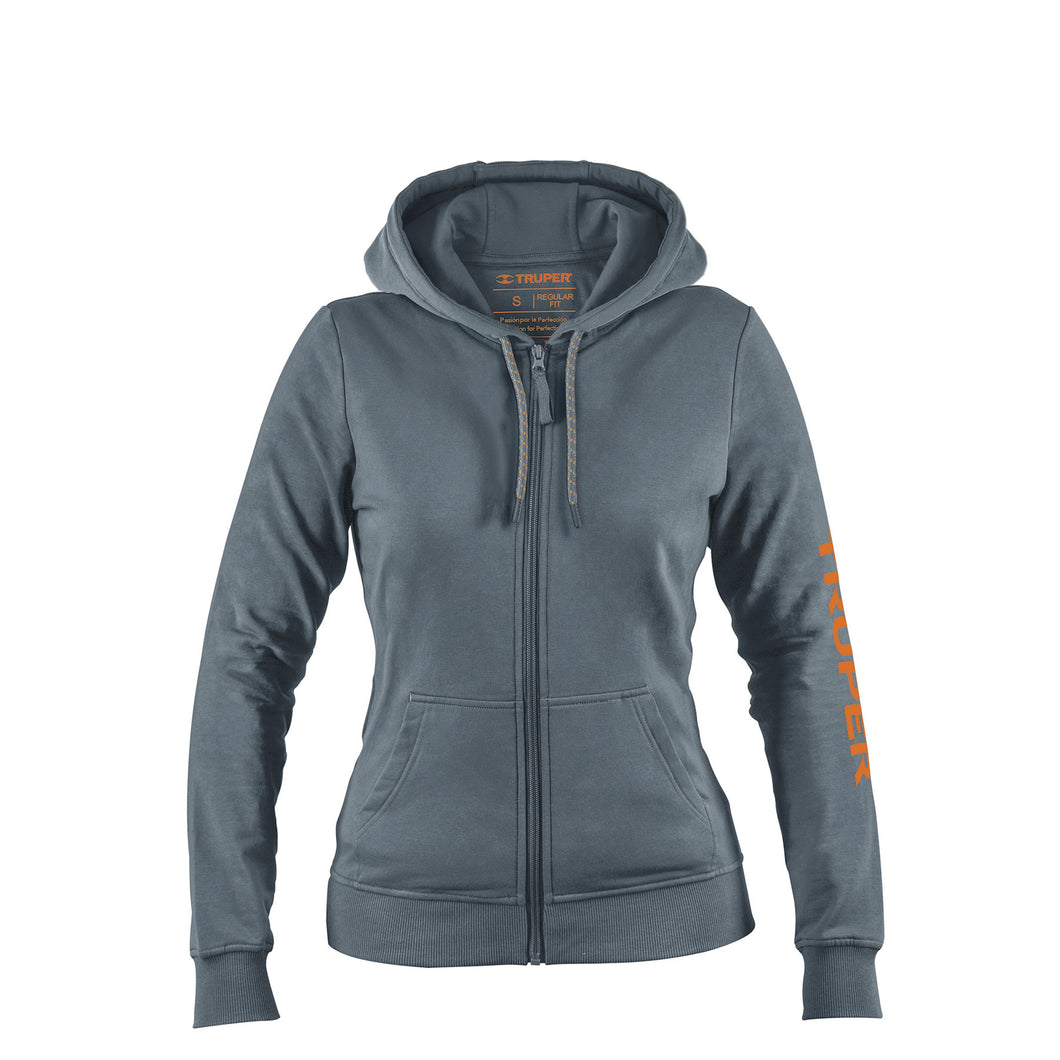 Sudadera gris para dama, talla grande