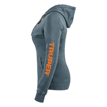 Cargar imagen en el visor de la galería, Sudadera gris para dama, talla grande

