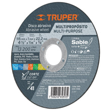 Cargar imagen en el visor de la galería, Disco Tipo 41 para corte multipropósito Línea Sable 4-1/2&#39;
