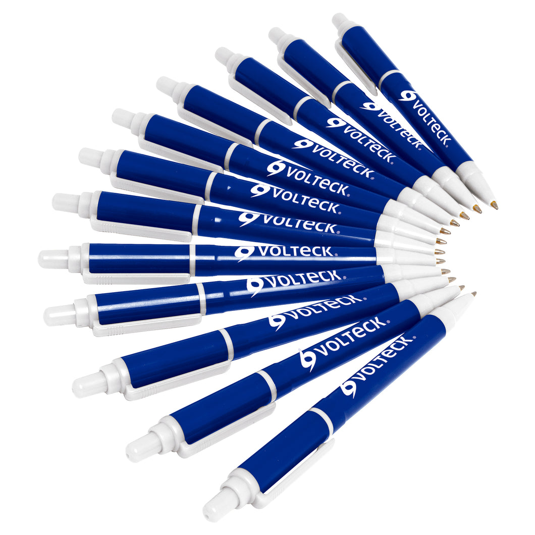 Pluma con logo Volteck