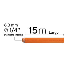 Cargar imagen en el visor de la galería, Manguera de PVC, baja presión, 15 m, 1/4&#39;

