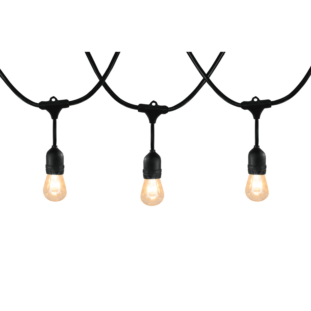 Serie de 12 luces incandescentes para exterior, 7.3 m
