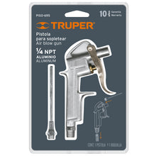 Cargar imagen en el visor de la galería, Pistola metálica para sopletear, con extensión de 4&#39;
